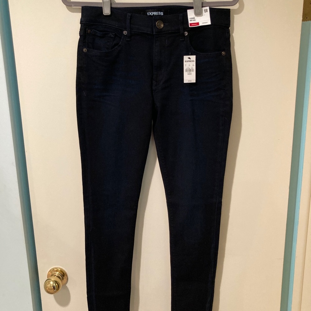 NEW Express Supersoft & Stretch Mid Rise Legging